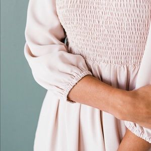 Size small smocked dress NWOT